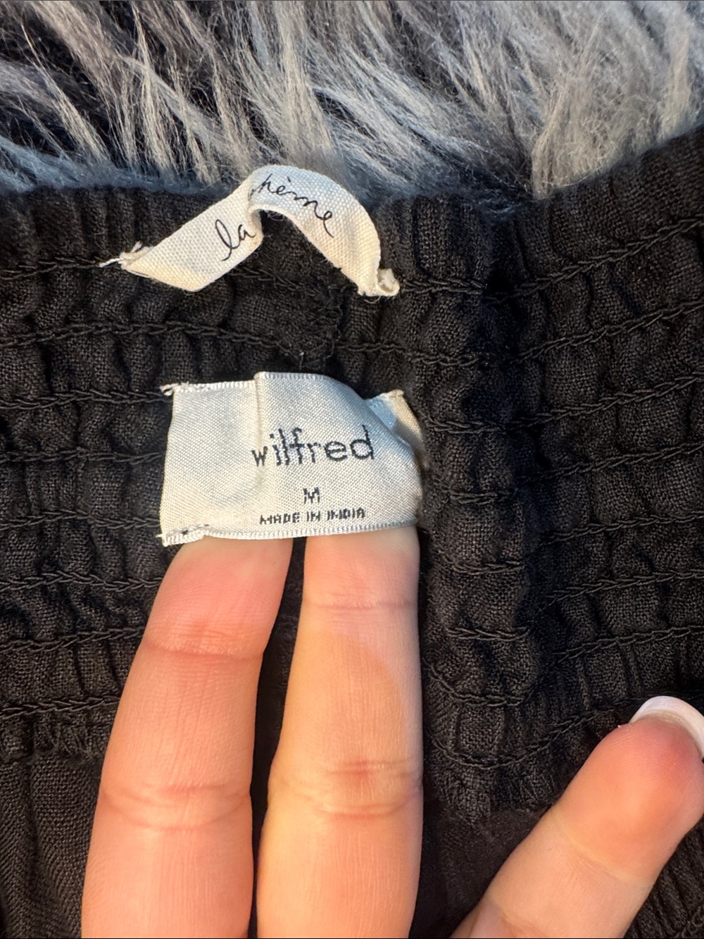 Wilfred Black 100% Linen Wide Pants - Picture 2 of 9